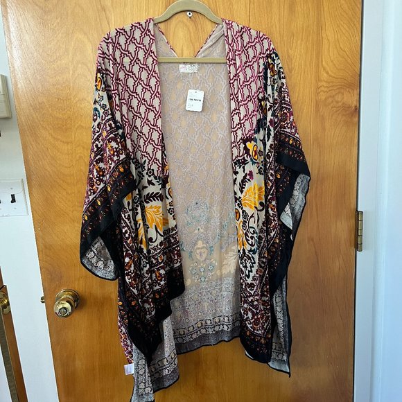 NWT Free People C'est La Vie Burnout Kimono - Picture 2 of 5